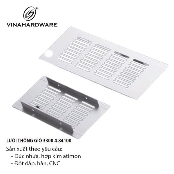 Lưới thoáng tủ bằng nhôm – Mã 3300.2.51500