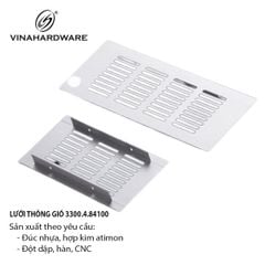 Lưới thoáng tủ bằng nhôm – Mã 3300.2.51500
