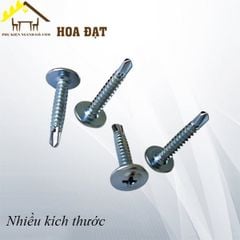 Vít khoan M4 đầu dù, đuôi cá, inox 410 - SC420I410
