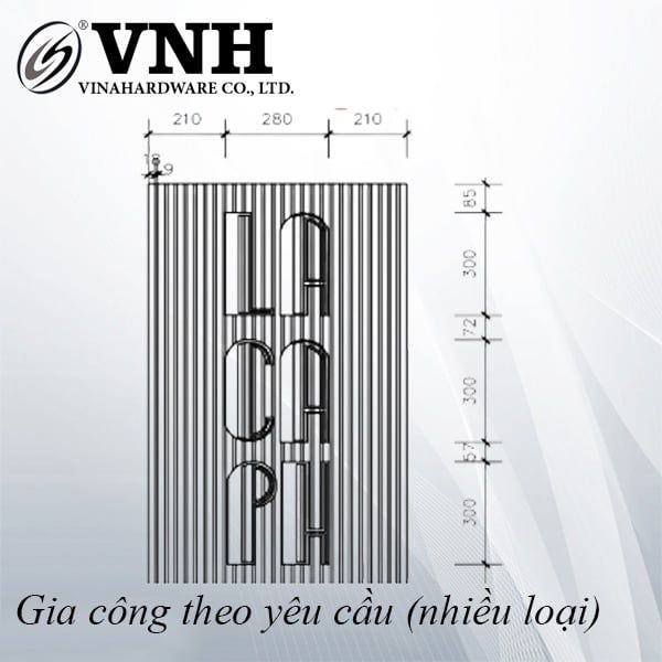 Logo sơn đen mờ tĩnh điện - VNH6302802B