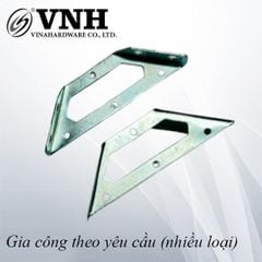 Pat (bas) ke đỡ kệ góc, sắt xi trắng - VNH0145T