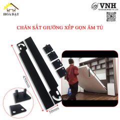 Chân Sắt Giường Xếp Gọn Âm Tủ Loại Thẳng Vinahardware Cao 450mm
