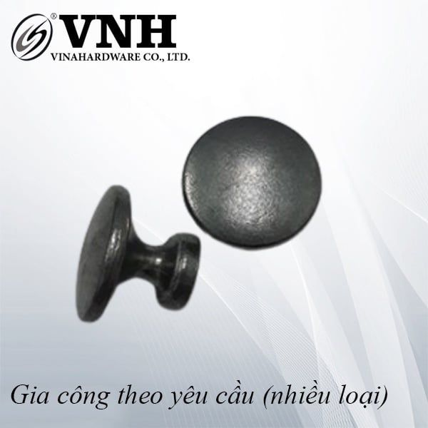 Núm Tay Nắm Tủ Màu Soltic Ánh Kim – Mã 1300.3.00702 – Kích Thước Ø25x25mm