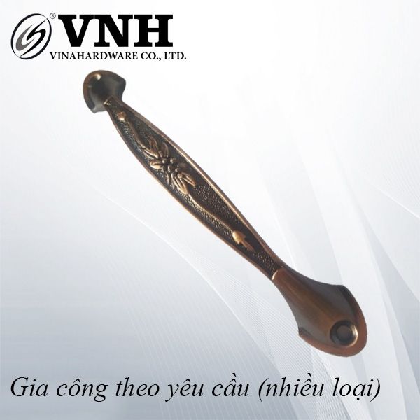 Tay nắm ngăn kéo hoa văn, màu nâu-HD9206D96