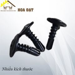 Vít khoan sắt M4, đầu dù đuôi cá, màu đen - HDSB464-SC2413B