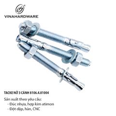 Tacke nở 3 cánh, màu trắng - TK8100Z