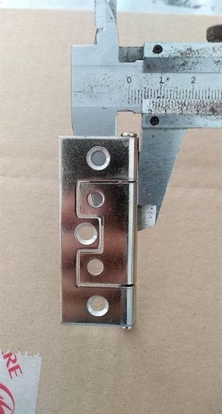 Bản lề lá một chiều, màu nikel Vinahardware - Mã 1230.3.11009