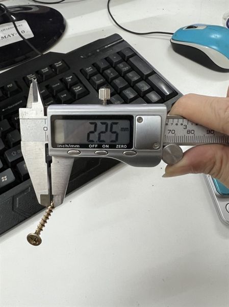 Vít gỗ đầu bằng răng thưa M4, bảy màu-VG415Z23