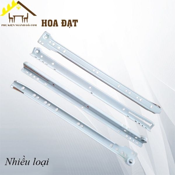 Ray trượt đơn màu trắng con thỏ ngăn hộc kéo