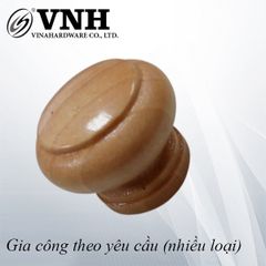 Tay nắm gù gỗ viền nhỏ, hàng sơn bóng Vinahardware -HD0269