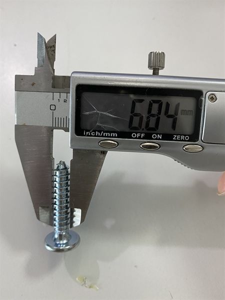 Vít gỗ lục giác chìm M7, màu trắng - VGLGC735W