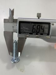 Vít gỗ lục giác chìm M7, màu trắng - VGLGC735W