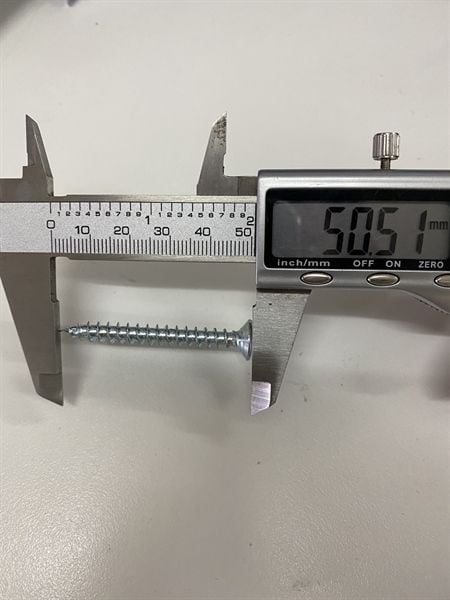 Vít đầu bằng răng nhuyễn M6, màu trắng-ZS625SN