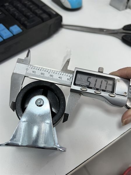 Bánh xe tủ một chiều 50mm Vinahardware - CT0965D50B