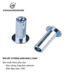 Rive sắt đầu bằng, xi trắng xanh Vinahardware - RVB410T