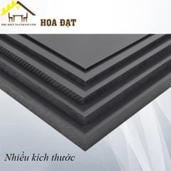 Tấm nhựa cứng PVC màu đen bóng