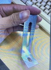 Pat (bas) sắt chữ L 100x35x30x2.5mm, xi trắng - VNH1003530