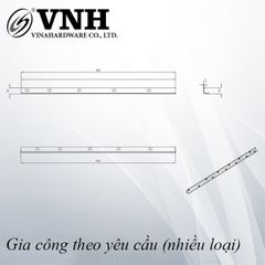 Thanh sắt L, sơn đen tĩnh điện - VNH65030B