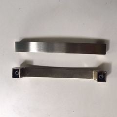 Tay nắm tủ bằng hợp kim đúc, cong nhẹ màu nikel 128mm HD044-HD044