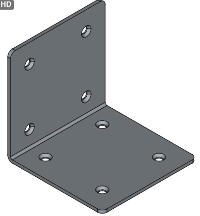 Pat (bas) sắt sơn đen mờ Vinahardware - VNH100803B