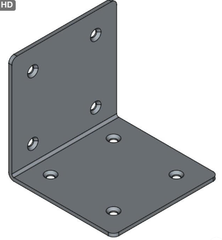 Pat (bas) sắt sơn đen mờ Vinahardware - VNH100803B