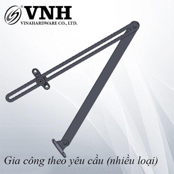 Tay nâng cửa tủ 18x18x300mm, inox 201 - VNH1818300IL