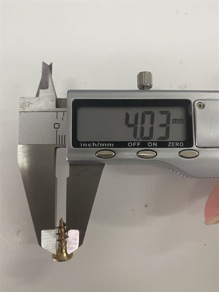 Vít gỗ đầu bằng răng thưa M4, bảy màu-VG415Z23