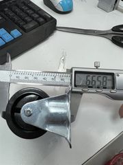 Bánh xe tủ một chiều 50mm Vinahardware - CT0965D50B