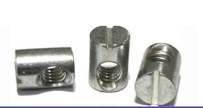 Tán ngang 6x20 lệch lỗ màu trắng - CRS620ZK