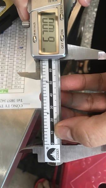 Vít phong M8 đầu lục giác ngoài, màu trắng-ZP860