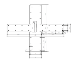 Pat (bas) sắt sơn đen mờ Vinahardware - VNH5444655B