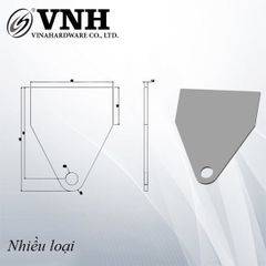 Thép L dài 50x40x1.5mm, hàng phôi - VNH504015P
