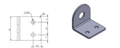 Pat (bas) sắt, xi trắng - VNH303003T