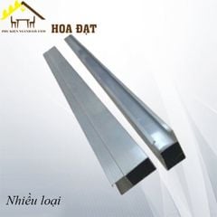 Ray trượt nhôm cánh trơn 3000mm, màu xám Vinahardware