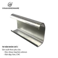 Tay nắm nhôm Vinahardware chữ C - VNH0130