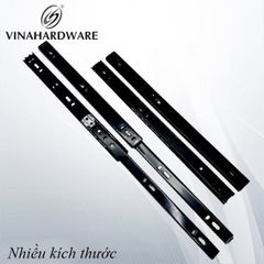 Ray trượt bi 2 tầng, bản 27, dài 300mm màu đen BBS0227300B