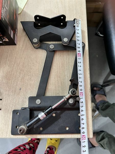 Tay nâng mặt bàn 300x180mm, sơn đen - TL300180B