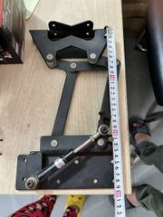 Tay nâng mặt bàn 300x180mm, sơn đen - TL300180B