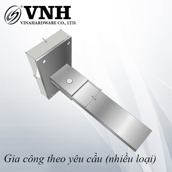 Tay nắm cửa lật, inox 304 Vinahardware - VNH210702600IN