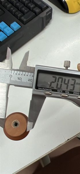 Tay nắm gù gỗ viền nhỏ 27x21mm, hàng sơn bóng, màu đậm Vinahardware -HD002721B