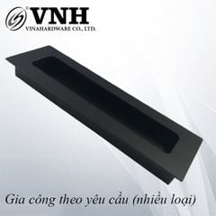 Tay nắm âm nhôm, màu đen Vinahardware -HD0509D160D