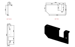 Pat (bas) sắt sơn đen mờ Vinahardware - VNH2502101BT