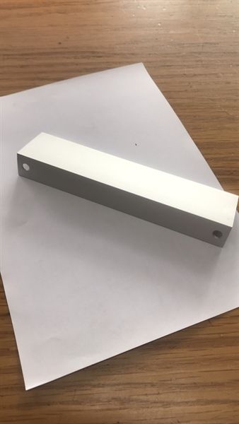 Tay nắm âm tủ nhôm, hàng loại nhẹ, màu bạc Vinahardware - HD06T300