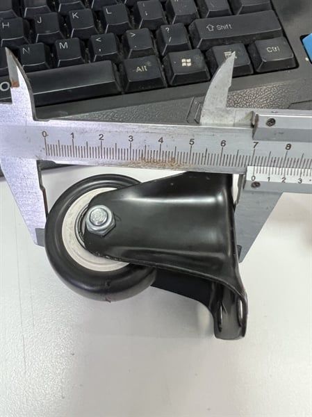 Bánh xe tủ một chiều, màu đen Vinahardware - CT5073