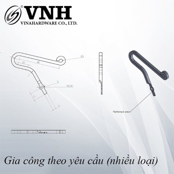 Thanh treo nhôm, hàng phôi - VNH8006AL