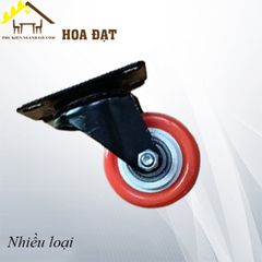 Bánh xe nhựa, không khóa, màu cam - CT4056KK