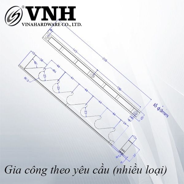 Thanh xương cá bằng sắt, hàng phôi - VNH29503P
