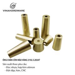 Chụp Chân Bàn Ghế Xi Mạ Vàng – Mã 2102.1.33397