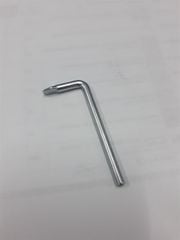 Khóa chữ L đầu dẹt xi trắng 30x70mm, HK3070W-HK3070W