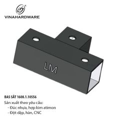 Pat (bas) sắt, sơn đen mờ Vinahardware - VNH69352B